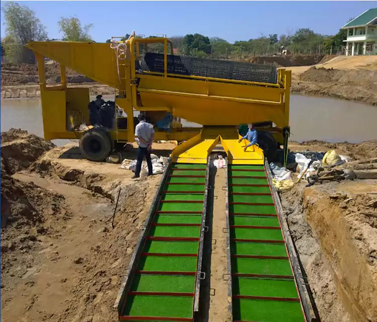 Партатыўны мабільны вазок для пахавання золата